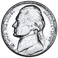 1949 Jefferson Nickel CLOSELY UNCIRCULATED