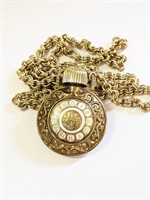 Vintage 30" Necklace with Vial