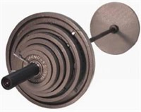 New 2? Cast Iron Olympic Weight Plate Set 300lb