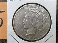 1927-S Peace Dollar