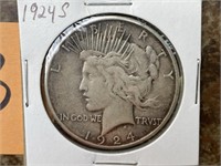 1924-S Peace Dollar