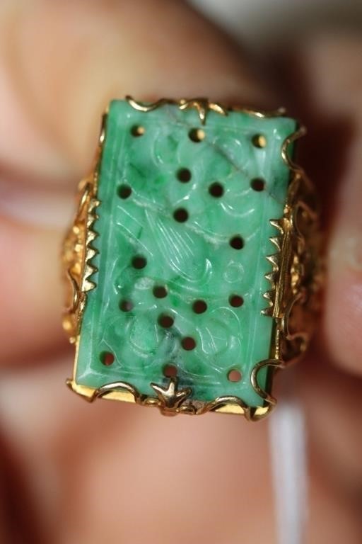 22k Jade Ring