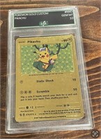 Pokémon Gold Custom Pikachu Card