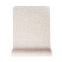 WeGym 4mm Yoga Mat - Polyester Suede; Stone Graffi