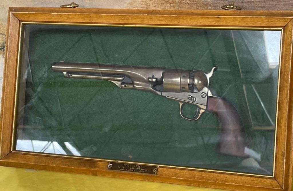 11 - COLT ARMY HALF PISTOL IN FRAME (H51)