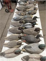 Tote of Duck Decoys