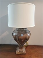 CERAMIC TABLE LAMP W/SHADE - 32" HIGH