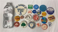 Vintage Pin Back Buttons & Pins - 20+