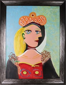 PICASSO ORIGINAL OIL ON CANVAS AFTER