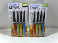 8 Garnishing knives