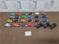 Hotwheels (loose) on display. Estate collection