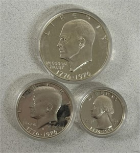 (3) 1976 U.S. COIN SET