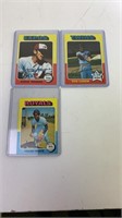 1975 Topps Baseball Stars Card Lot
