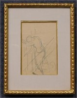 Louis Valtat Pencil Sketch