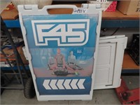 2 Plastic A Frame Signs