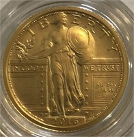 2016-W Standing Liberty Qtr. ¼-Oz Gold Coin