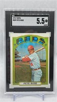 1972 Topps #559 Pete Rose SGC 5.5 baseball card