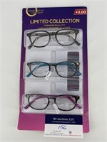 Limited Collection reading glasses +3.00