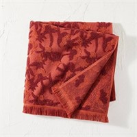 27x52 Natalia Bath Towel Orange - Opalhouse