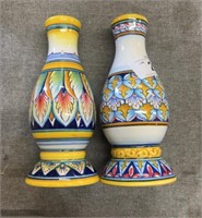 Italian ceramic salt and pepper shakers