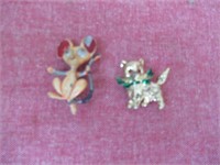 Mouse & Cat Pin