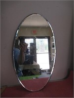 Large Oval Display Mirror