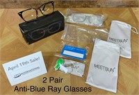 2 Pairs of MeetSun Eye Glasses