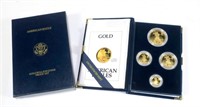 1991-W American Eagle gold 4-piece Proof set: