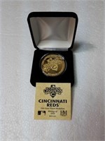 24kt Cincinnati reds medallion