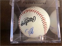 Fresno Grizzles autogrpged baseball see photos