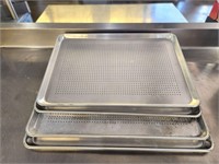 X 4 Aluminum 18" x 26" Perforated Sheet Pans