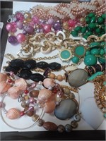Lot of Costume Necklaces and Bracelets
