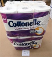 2 Pks of 12 Double Rolls Cottonelle Toilet Paper
