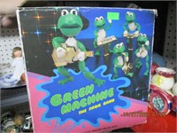 Vtg. Green MAchine Frog Band 1989