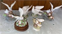 DOVE FIGURINES AND MUSIC BOXES