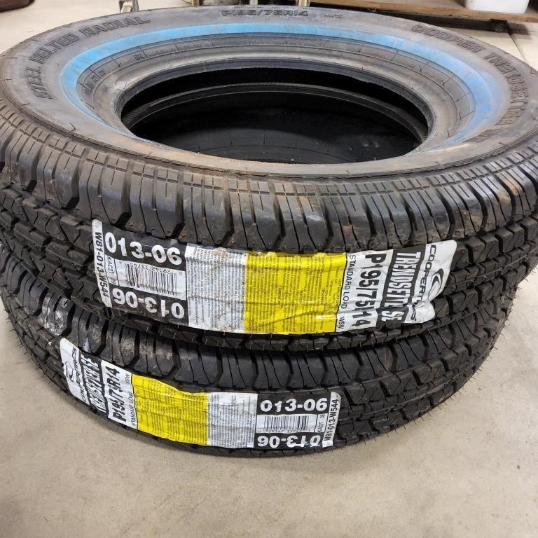 Yd P195/75R14 Tires coopers with tags