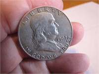 1962D Franklin Half Dollar 90% Silver