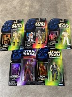 Star Wars Power of the Force action figures, new