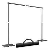 Qoolfoto Pipe and Drape Backdrop Stand Kit, 12x10f