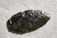 2 9/16" Obsidian Owl Cave Found by Venn Keeling in