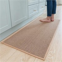 Washable Kitchen Mats, Beige, 20x70