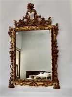 Italian Decorative Carved Mirror