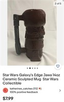 Star Wars Galaxy's Edge Jawa 14oz Ceramic Sculpted