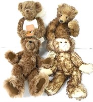 Lot of 4,Teddy Bears,some jointed