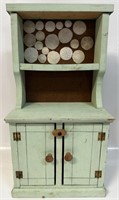 CUTE WOODEN HANDMADE CHILDS COUNTRY CABINET