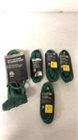 5 PCS EXTENSION CORD 9FT & 15FT