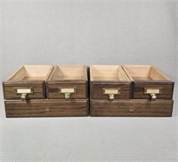 6 Solid Wooden Drawers