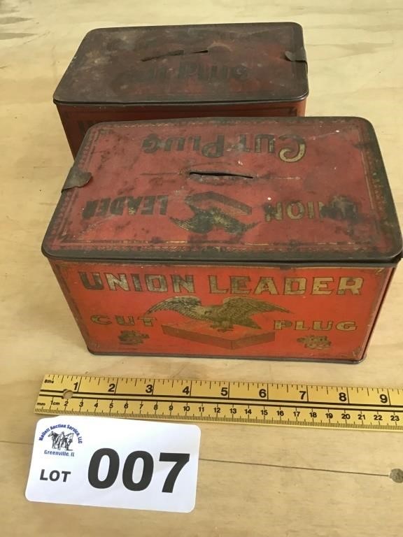 TOBACCO TIN BANKS