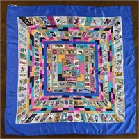 Hermes "Correspondence" Silk Scarf