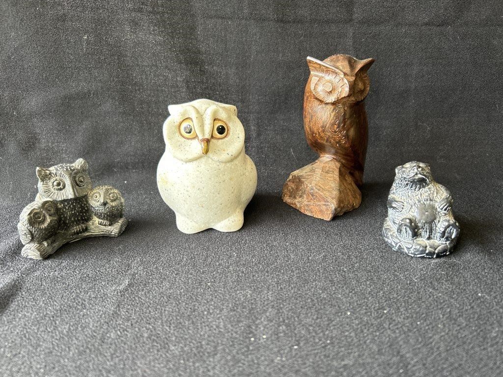 Ironwood & stone owl.